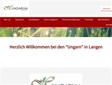Tablet Screenshot of hungarium.de